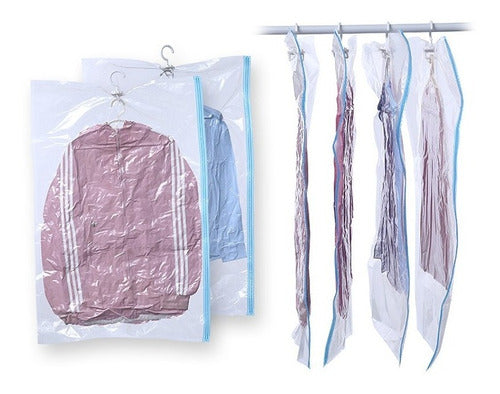 Vacuum Bag with Hanger Ready to Hang - Space Saving 0