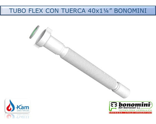 Bonomini Tuboflex Flexible Drainage 11/4 X 40mm 2