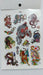 Temporary Self-Adhesive Tattoos Variety Pack 6 Sheets 11