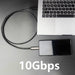 DWLCWY Fiber Optic USB C to USB C Cable (50 Feet), Slim 3