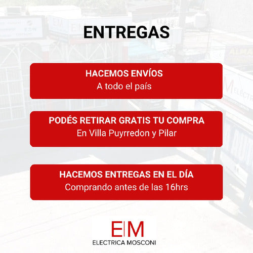 Caja Para Térmica Exterior 2 A 4 Módulos Sin Puerta 4