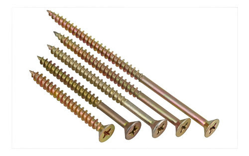 Bronzen Wood Screws 5 X 50 Mm Type Fix Phillips 200 Units 4