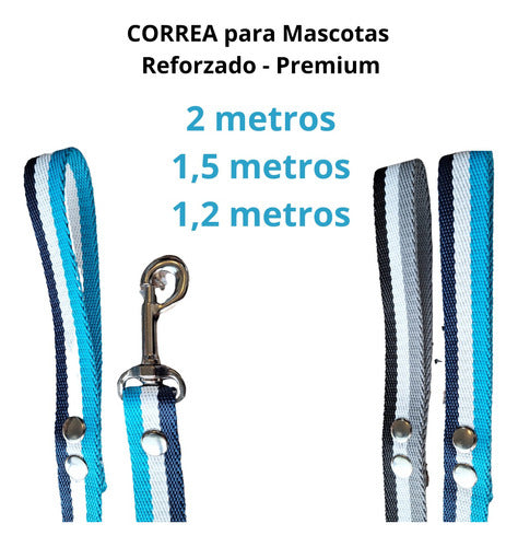 Correa Para Perros Mascotas 1.2 Mtrs X 20mm Reforzada Paseo 1