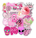 Stickers Rosa 30 Unidades 4x4 Cm Pvc Plastificados 0