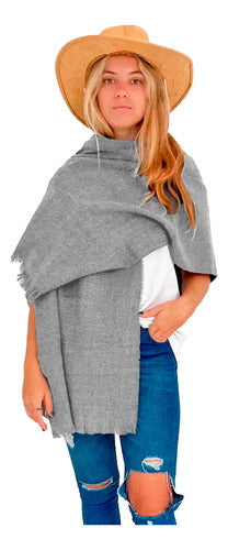 Customs BA Rustic Nordic Blanket Scarves Cozy Ponchos Warmth 27