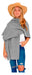 Customs BA Rustic Nordic Blanket Scarves Cozy Ponchos Warmth 27