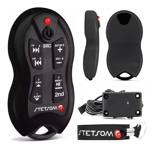 Controle Longa Distância Stetsom + Rádio Bluetooth Mp3 Usb 1