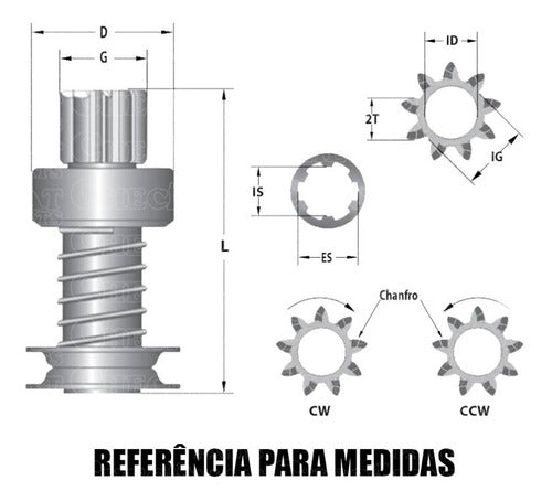 Impulsor 10t Para Massey Ferguson Mf 4292  New Holland Trato 1