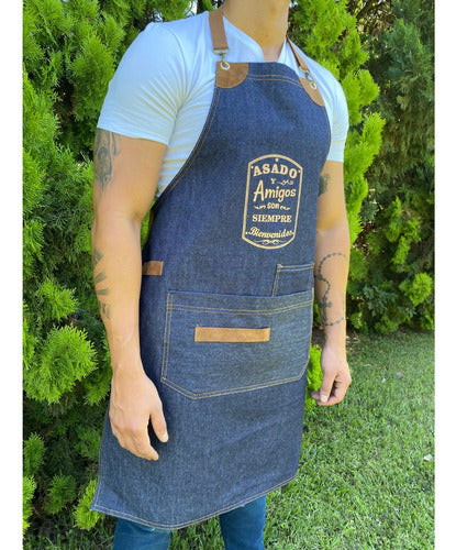 Jean Kitchen Apron Unisex for Grilling and Cooking 2
