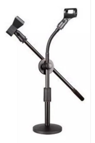 Moon PMM03D Double Microphone Desk Stand 0