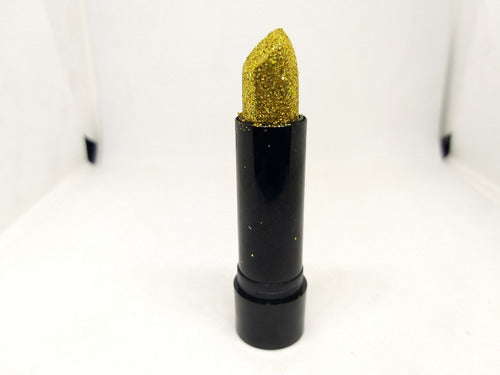 Pack of 5 Metallic Glitter Lipsticks with Party Sparkle Fibers 9