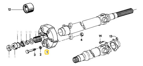 Driveshaft Flex Disc for BMW 1502-2002tii 2002ti M10 Series 5