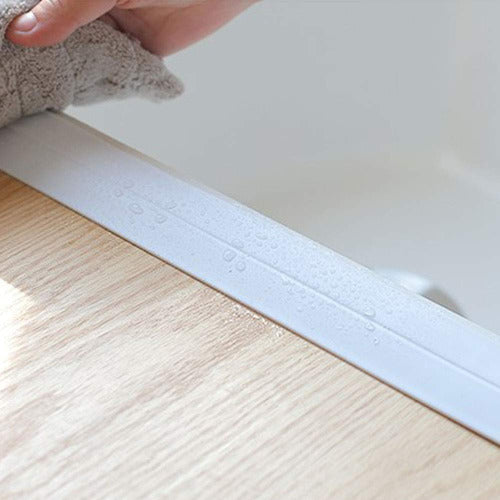 2 Pack Tape Caulk Strip PVC Self Adhesive Foldable 90º for Bathroom Kitchen 5