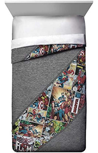 Jay Franco Marvel Comics 80th Anniversary Twin Comforter & S 2