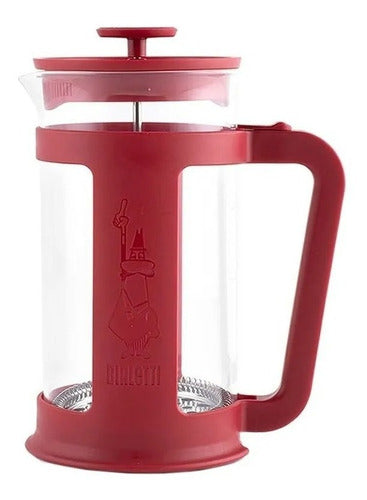 Cafetera Bialetti Smart 3 Cups Manual Roja Prensa Francesa 1