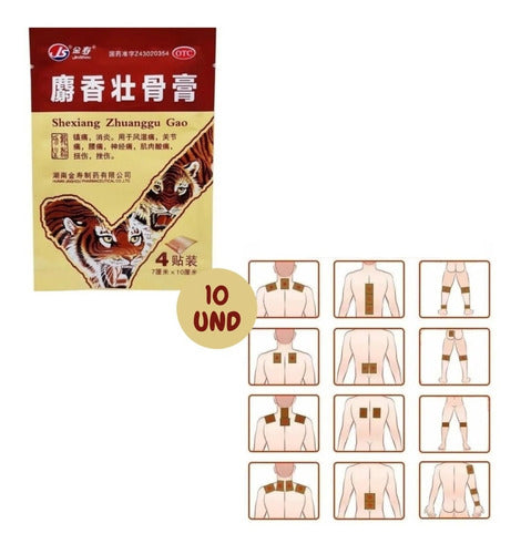 Chinese Pain Relief Patches for Muscle Pain Arthritis Contracture x10u 1