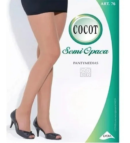 Cocot Black Friday! Pack of 3 Semi-Opaque Pantyhose with Toe, Art 76 1