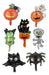 DBCY 7 Halloween Balloons Skull Ghost Pumpkin Cat 0