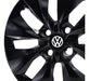 Retov Volkswagen Gol Trend Voyage 2014 14 Inch Black Cup Set with Logo 2