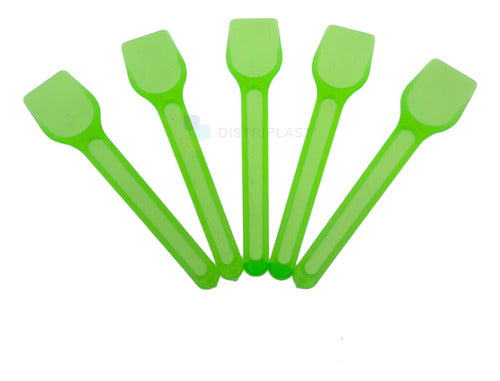 Distriplast Disposable Plastic Spoons X100 Units 3