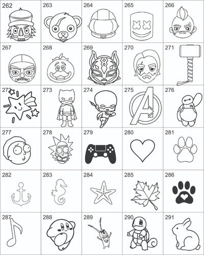 Shiny S222 Stamp for Fabric and Paper 2 in 1 + 2 Lines + Fabric Ink 6