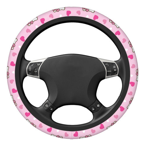 Latitele Cute Kawaii Steering Wheel Cover - Universal 15 Inch (38 cm) 3