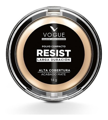Vogue Long-Lasting Resist Compact Powder Makeup 0