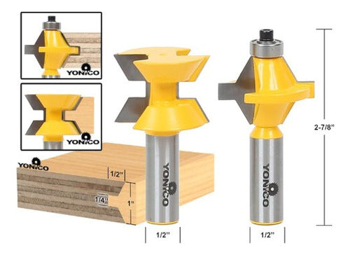 Yonico 15223 Juego De Brocas De Ranura Y Lengüetas Combinada 1