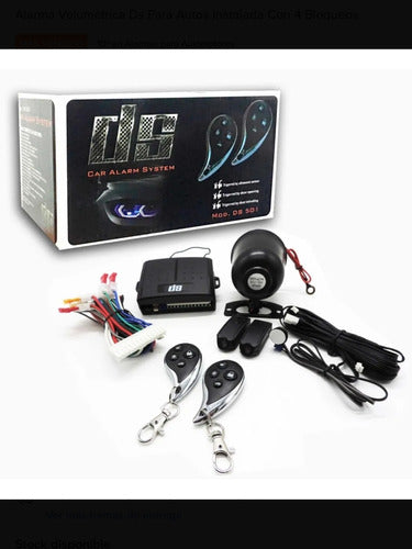 DS Car Alarm Volumetric + 4 Lock Installed 2