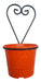 T.A Plastic Iron Wall Planter + Rocio Round Pot N°12 0