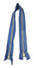 Double Sliding Zipper Closure. 60 cm. 28 pcs - Blue 0
