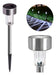 Geko Premium Solar LED Garden Stake Light Stainless Steel Lantern 0