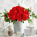 Cewor 15 Pieces of Artificial Red Roses with Stems 4