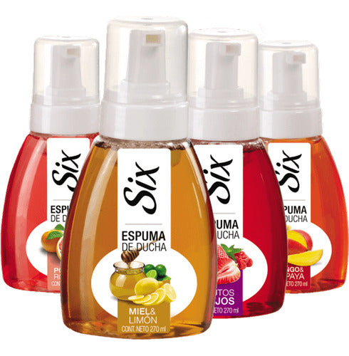 Espuma De Ducha Six Pomelo Rosado. Contenido Neto 270 Ml 1