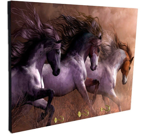 Wall Key Holder Horses Various Models 15x20cm (8) 9