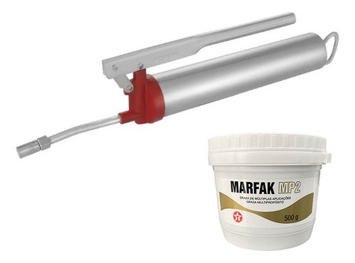 Bomba De Graxa Manual 500g Worker Com Graxa Marfak 500g 0