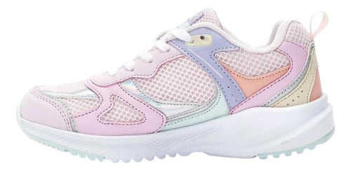 Atomik Footwear Gallery Running Shoe for Girls - Pink Combo 1