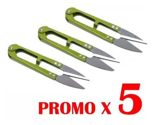 Pack of 5 Gold Thread Cutting Scissors Set - KAOSIMPORT ONCE 0