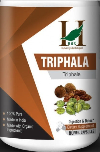 HyC Triphala, Ayurveda Digestive and Detox 700mg Imp. India 1