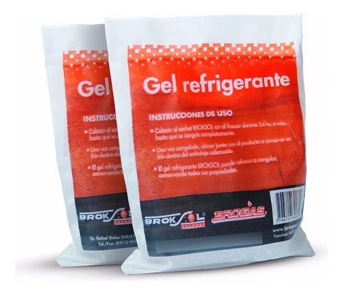 Broksol Gel Refrigerante Congelante Sachet 300grs X 6 Unidades 1