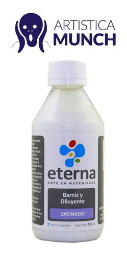 Water-Based Satin Acrylic Varnish 250ml - Eterna 0