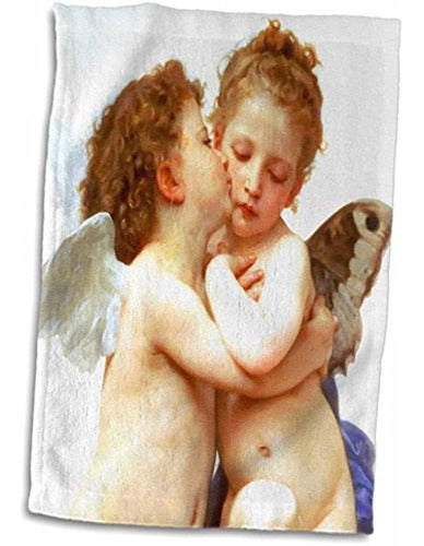 3d Rose Cupido Y Psique Como Niños 1890-l Amour Enfants-boug 0