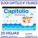 Capitolio Pack 5 Block Tipo El Nene Blanco Nº5 Dibujo Tempera Acuarela 1