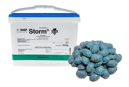 Storm Veneno Mata Ratas Ratones Pastilla Azul Basf Caja 10kg 0