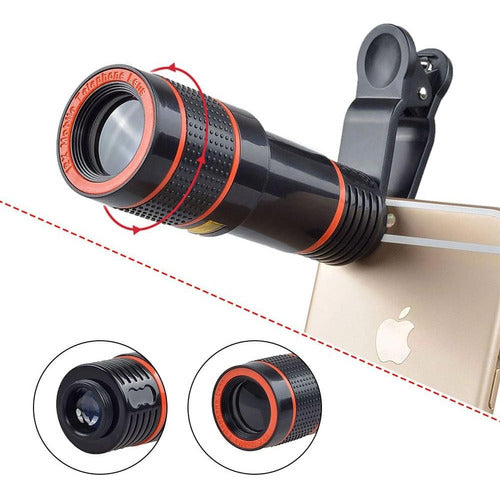 Zwish Universal 4-in-1 Cell Phone Camera Lens Kit with Clip and Tripod 2