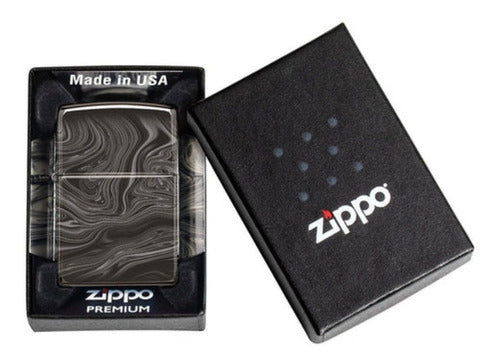 Encendedor Zippo Modelo 49812 Original Marble Pattern Design 2