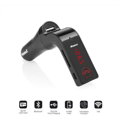 Everest FM Bluetooth Car Transmitter, 1USB MP3 Hands-Free 0