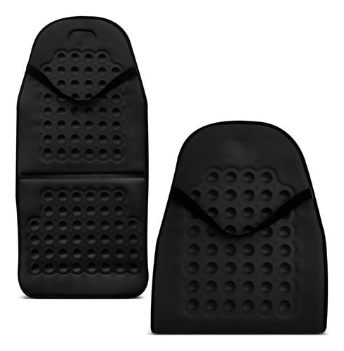 Black Magnetic Massage Car Seat and Back Cover 5