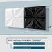 4 Panel Difusor De Sonido Acustico - Blanco. 6