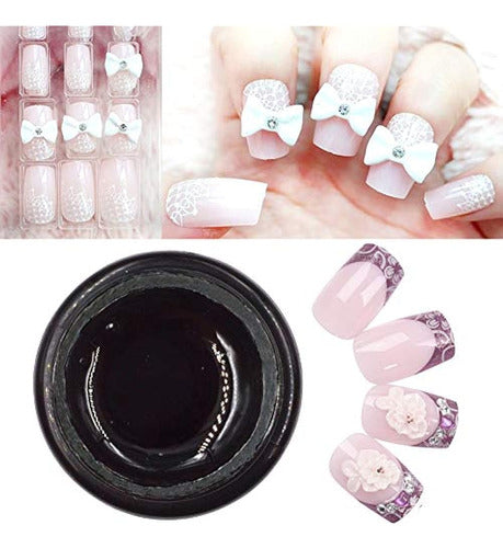 Yeslady Nail Art Extension Builder Glue Super Sticky Rhinestone 3